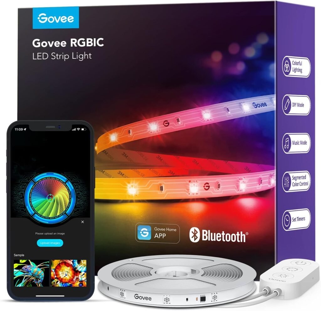 Govee Tiras LED RGBIC 5 metros con App y Control por Voz